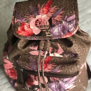 Guess floral backpack